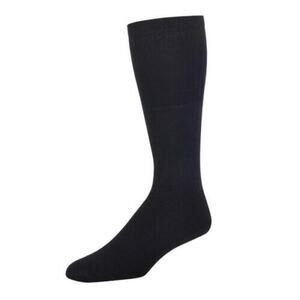 Men's Cotton Athletic Black Sports First Quality Tube Socks Size 9-11 NEW